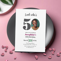 Look who's 50! Birthday Party Photo