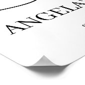 look who's 50 years old birthday photo collage ポスター (角)