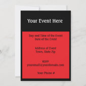 Look Who's 6060誕生日| DIY文字 招待状 (裏面)