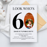 Look Who's 60 60th Birthday Party 男性へ Women 招待状<br><div class="desc">Look Who's 60 60th Birthday Party Women 男性へ招待状</div>