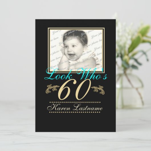 Look Who's 60 Photo 招待状 (スタンド正面)