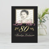 Look Who's 80 Photo 招待状 (スタンド正面)