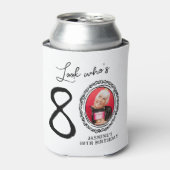 Look Who's 80 Photo 80誕生日 缶クーラー (缶正面)