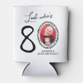 Look Who's 80 Photo 80誕生日 缶クーラー (正面)