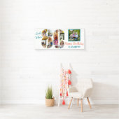 Look Who's 80 Photo Collage 80th Birthday Party 横断幕 (インサイチュ)