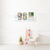 Look Who's 90 Photo Collage 90th Birthday Party 横断幕 (インサイチュ)