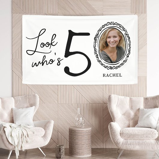Look Who's Fifiture Photo 50誕生日 横断幕