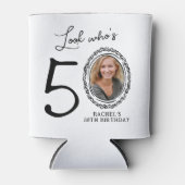 Look Who's Fifiture Photo 50誕生日 缶クーラー (正面)