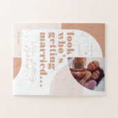 Look Who's Getting Married Geometric赤面写真 ジグソーパズル (横)