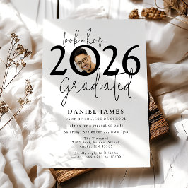 Look who's Graduated Photo Graduation Party 招待状