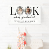 Look Whos Graduated Photo Graduation Party 横断幕 (インサイチュ)