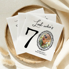 Look Who's Hotel 70誕生日 スタンダードカクテルナプキン