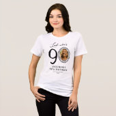Look Who's Nighty写真90誕生日 トライブレンドＴシャツ (正面全面)