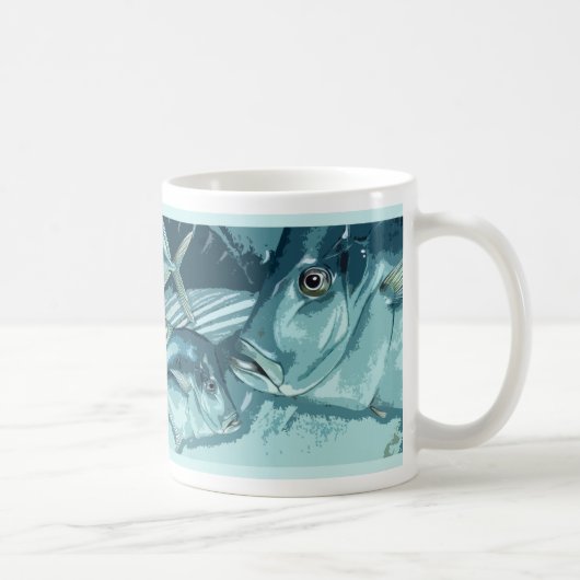 Lookdown魚のマグ コーヒーマグカップ (右)