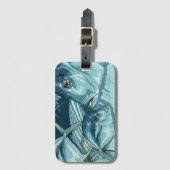 Lookdown魚の荷物のラベル ラゲッジタグ (正面縦)