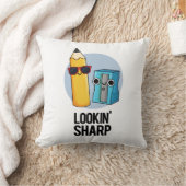 Lookinシャープおもしろいペンシルパン クッション (ブランケット)