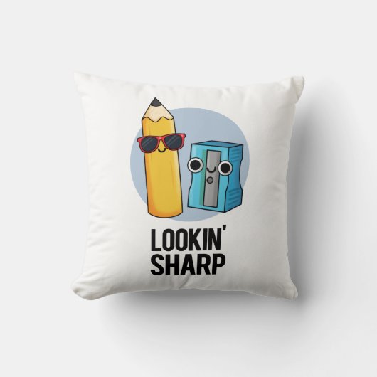 Lookinシャープおもしろいペンシルパン クッション (正面)