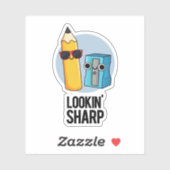 Lookinシャープおもしろいペンシルパン シール (シート)