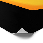 LookinシャープおもしろいペンシルプンダークBG ポスター (角)