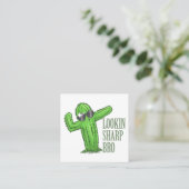 Lookin Sharp Bro スクエア名刺 (スタンド正面)