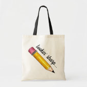 Lookin' Sharp Yellow #2 Pencil School 書's トートバッグ (正面)