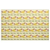Lookin' Sharp Yellow #2 Pencil School 書's ファブリック (ファットクウォーター)