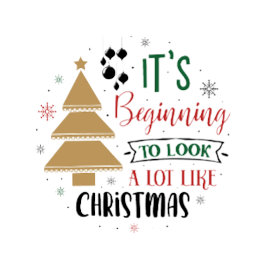 Looking a lot like Christmas オーナメントカード