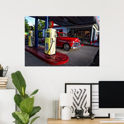 Looking back in time ポスター (ホームオフィス)