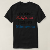 Looking California Feeling Minnesota, Outshined by Tシャツ (デザイン正面)