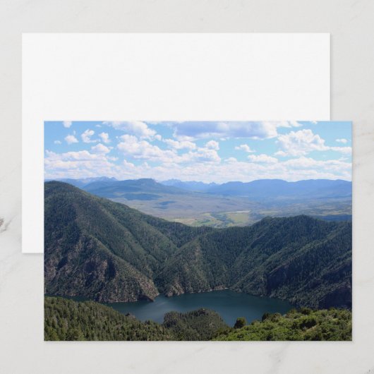 Looking Down at the Gunnison ノートカード (正面/裏面)