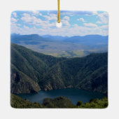 Looking Down At The Gunnison River セラミックオーナメント (裏面)