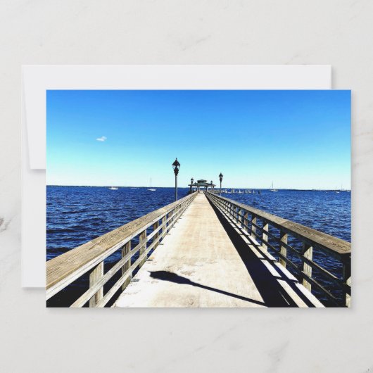 Looking Down The Pier ノートカード (正面)
