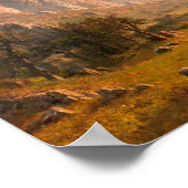 Looking down Yosemite Valley ポスター (角)