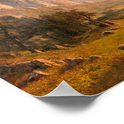 Looking down Yosemite Valley ポスター (角)