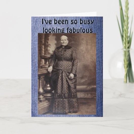 Looking Fabuous Belated誕生日for Friend カード (正面)