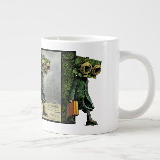 Looking for better ground ジャンボコーヒーマグカップ (右)