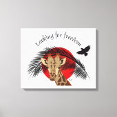 Looking for freedom キャンバスプリント (正面)