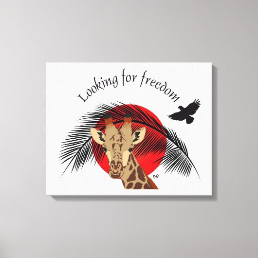 Looking for freedom キャンバスプリント (正面)