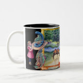 Looking Glass TweetleDee Lyrics ツートーンマグカップ (左)