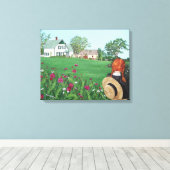 "Looking on with Love" Anne of Green Gables, PEI C キャンバスプリント (インサイチュ (ウッドフロア))
