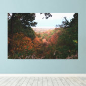 Looking over the Vallery キャンバスプリント (インサイチュ (ウッドフロア))