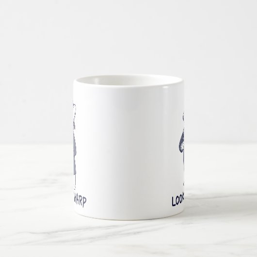 Looking Sharp Dapper French Bulldog Funny Coffee M コーヒーマグカップ (中央)