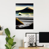 Looking Towards Egmont - Canvas Artプリント ポスター (ホームオフィス)