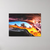 Looking Up in Peekaboo Canyon キャンバスプリント (正面)