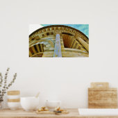 Looking up the Learing Tower, Posterプリント ポスター (キッチン)