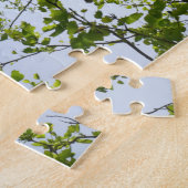 Looking up to 春ポプラツリー ジグソーパズル (側面)