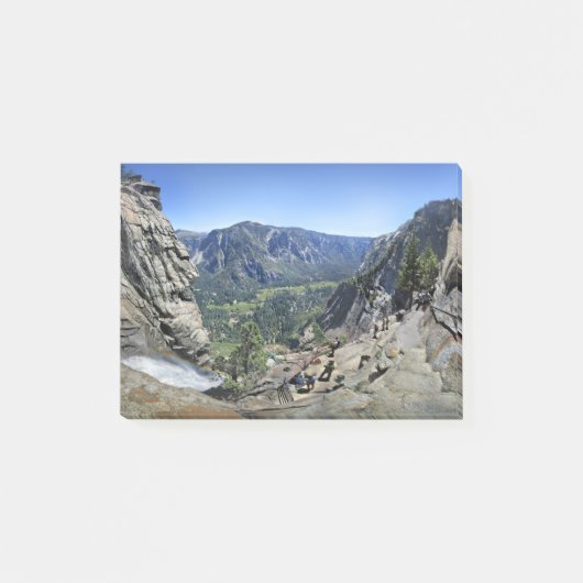 Lookoutのヨセミテ滝- Yosemite ポストイット (正面)