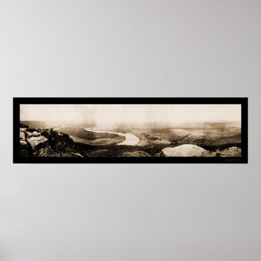 Lookout Chattanooga写真1864 ポスター (正面)