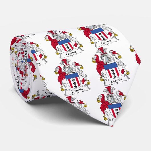 Loomisの家紋 ネクタイ (ロール)