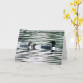 Loonファミリのグリーティングカード カード (黄色い花)